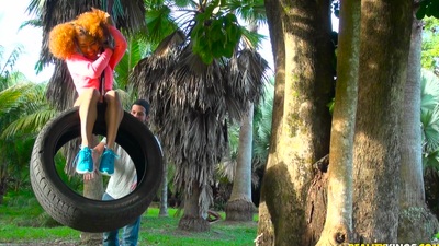 Kendall Woods was outside indecisiveness exceeding a tire,