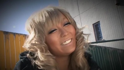 Licentious Oriental stimulates her twat with a powerful toy